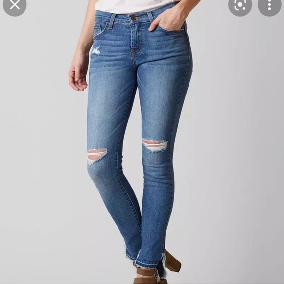 NWOT Buckle Flying Monkey Mid-Rise Ankle Skinny Stretch Jean 25 - Picture 2 of 7